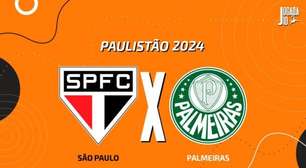 São Paulo x Palmeiras, AO VIVO, com a Voz do Esporte, às 18h30