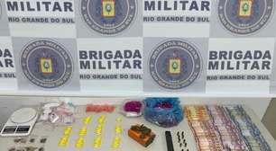 Patrulhamento Tático prende homem com Ecstasy, Cocaína, Maconha e Crack na Zona Sul de Porto Alegre