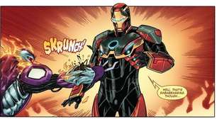Homem de Ferro estreia nova armadura que esmaga até adamantium