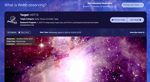 Saiba o que o telescópio James Webb está observando agora