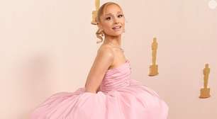 Oscar 2024: Ariana Grande aposta em vestido alta costura extravagante e look vira meme na web