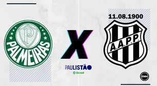 Palmeiras X Ponte Preta: prováveis escalações, arbitragem, onde assistir, retrospecto e palpites