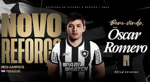Botafogo anuncia a contratação de Óscar Romero