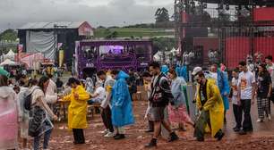 'Lamapalooza': Com chuva, barro toma conta do gramado do Autódromo no 2.º dia de shows