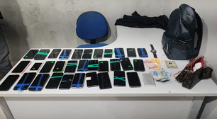 PM prende trio que furtava celulares no festival; 44 aparelhos foram recuperados