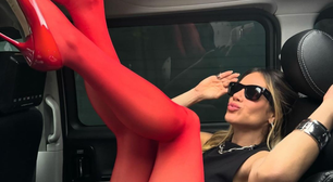 Giovanna Ewbank e + famosas ensinam a usar meia-calça vermelha