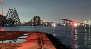 Ponte desaba após colisão de navio cargueiro nos EUA: autoridades buscam vítimas em rio