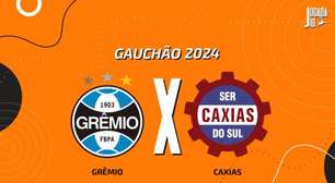 Grêmio x Caxias, AO VIVO, com a Voz do Esporte, às 19h30