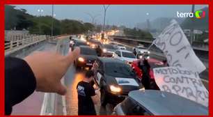 Motoristas de aplicativo protestam no Rio contra pacote de direitos trabalhistas