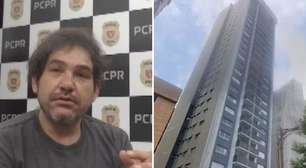 Homem que cortou corda de trabalhador em prédio de Curitiba morre no PR