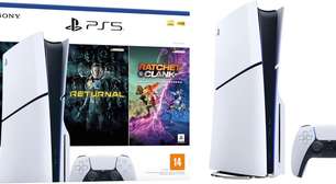 PS5 Slim ganha bundle com dois jogos por R$ 4.300 no Brasil