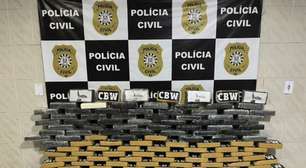 Maior apreensão da história da Polícia Civil Gaúcha encontra 182 kg de drogas em carga de arroz