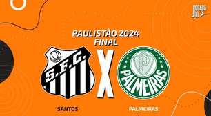 Santos x Palmeiras: onde assistir, escalações e arbitragem