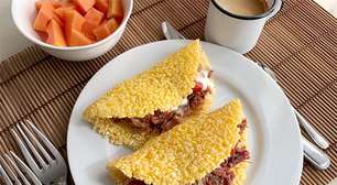 A tapioca de flocão é o café da manhã mais rápido do mundo