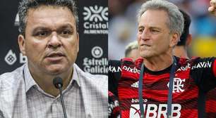 Adson Batista explana conversa com presidente do Flamengo: "eu sentei do lado dele e"