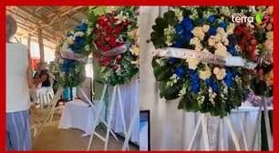Coroa de flores 'se mexe' e assusta pessoasblaze apostas roletavelório na República Dominicana