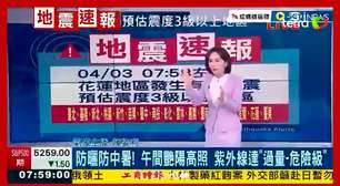 Programa de TV registra o momento exato em que terremoto atinge Taiwan