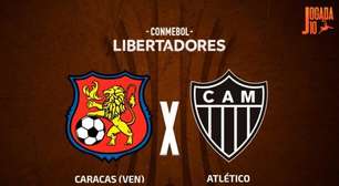 Caracas x Atlético, AO VIVO, com a Voz do Esporte, às 17h30