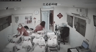 Enfermeiras seguram incubadoras para salvar recém-nascidos durante terremoto em Taiwan; veja vídeo