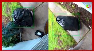 Ladrão usa saco de lixo para se disfarçar e roubar encomenda de porta de casa nos EUA