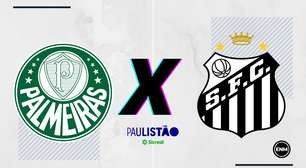 Palmeiras x Santos: Escalações, desfalques, retrospecto, onde assistir, arbitragem e palpites