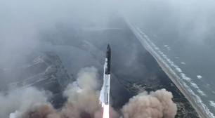SpaceX traz novas imagens de voo do foguete Starship em vídeo