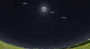 Eclipse solar vai deixar estrelas e planetas mais visíveis
