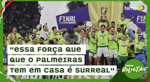 "Essa força que o Palmeiras tem em casa é surreal", destaca Bárbara Maia