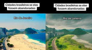 Inteligência Artificial recria cidades brasileiras como se estivessem abandonadas