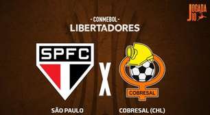 São Paulo x Cobresal, AO VIVO, com a Voz do Esporte, às 20h