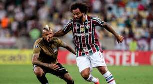 Marcelo publica foto e 'zoa' Vidal após vitória do Fluminense