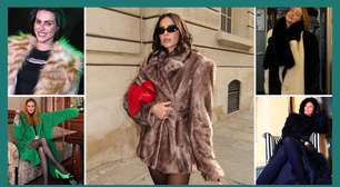 Faux fur: casacos de pele falsa conquistam famosas