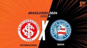 Internacional x Bahia, AO VIVO, com a Voz do Esporte, às 17h30