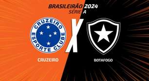 Cruzeiro x Botafogo: onde assistir, escalações e arbitragem