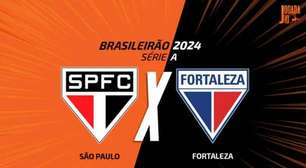 São Paulo x Fortaleza, AO VIVO, com a Voz do Esporte, às 19h30
