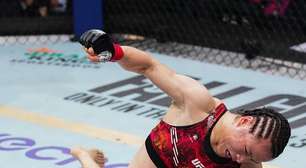 UFC 300: Weili Zhang domina e mantém cinturão dos palhas