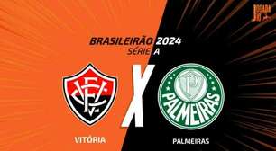 Vitória x Palmeiras, AO VIVO, com a Voz do Esporte, às 17h30