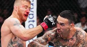 Max Holloway vence batalha épica e toma cinturão 'BMF' de Justin Gaethje com nocaute assustador no UFC 300