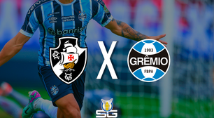 Vasco x Grêmio pelo Brasileirão: onde assistir, escalações oficiais e horário