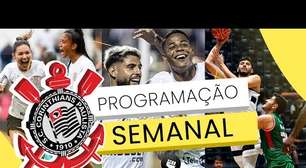 VÍDEO: Jogos do Corinthians: veja agenda do futebol, masculino, base, basquete e futsal (15/04 a 20/04)