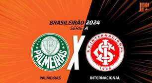 Palmeiras x Internacional: onde assistir, escalações e arbitragem