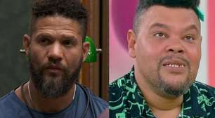 Ex-BBB Juninho fica completamente surpreso com atitude de Babu Santana ao vivo na Globo