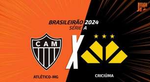 Atlético-MG x Criciúma: onde assistir, escalações e arbitragem