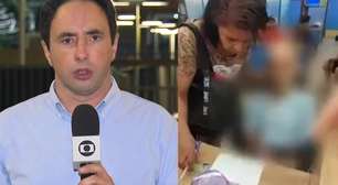 Jornal Nacional deixa público em choque com cena surreal de mulher com cadáver em banco