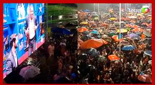 Multidão torce por Davi e canta 'Calma Calabreso' em trio elétrico em Salvador