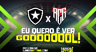 Brasileirão: aposte R$200 e ganhe R$394 se o duelo Botafogo x Atlético-GO tiver dois gols ou mais!