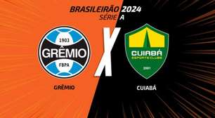 Grêmio x Cuiabá: onde assistir, arbitragem e escalações