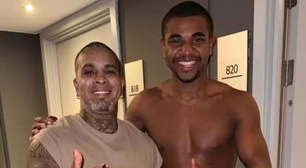 Rodriguinho posa com Davi e parabeniza: "Jogou muito bem"