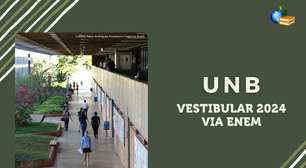 Vestibular 2024 via Enem da UnB: inscrição está reaberta