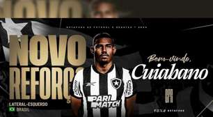 Botafogo anuncia Cuiabano e lateral já está no Rio